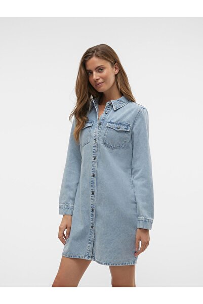 Vero Moda Jeanskleid VMJENNIE Kurzes Kleid