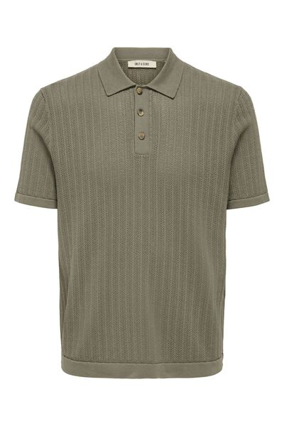 Only & Sons Polo ONSMOON Gestricktes Poloshirt