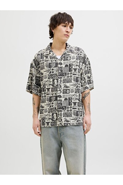 Jack & Jones Hawaii-Hemd Wide Fit Hawaii-Hemd