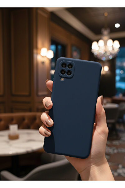 Hatreds Samsung Galaxy M12 Uyumlu İçi Kadife Mat Renkli Kamera Korumalı Kılıf...