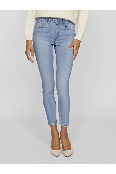 VILA Skinny Fit Jeans VISARAH Mid Waist