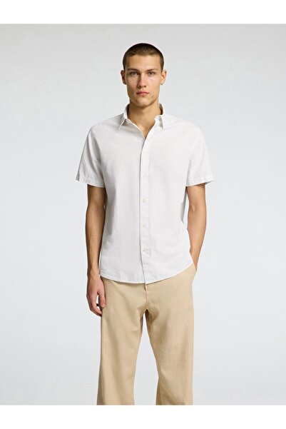 Selected Homme Kurzarmhemd Baumwollmix