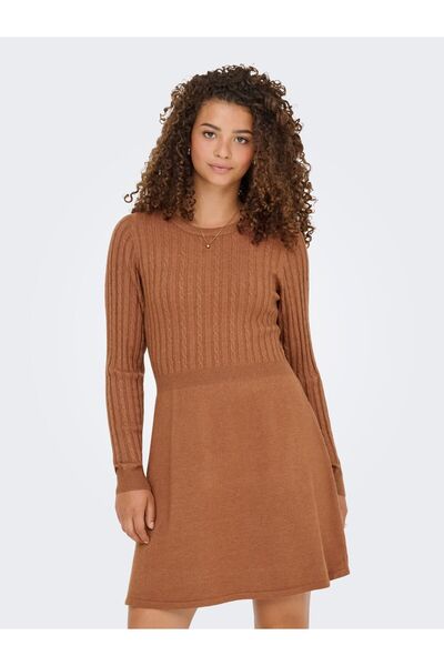 ONLY Strickkleid ONLFIA Midikleid
