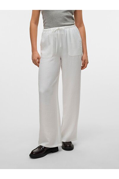 Vero Moda Hose mit weitem Beinschnitt VMMELANEY Hohe Taille Hose