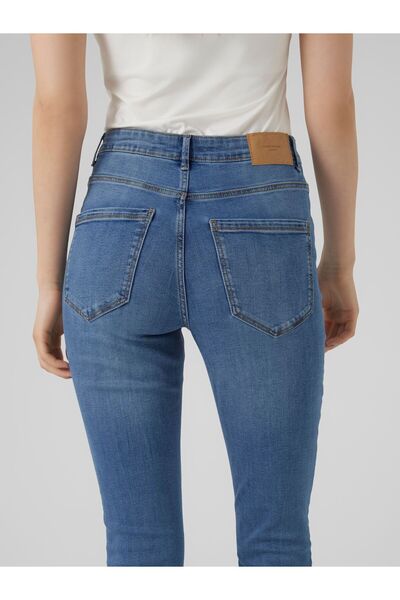 Vero Moda Skinny Jeans VMSOPHIA Hohe Taille Ausgestellt Jeans