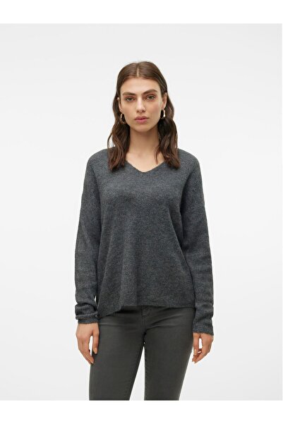 Vero Moda Strickpullover VMCREWLEFILE Strickpullover