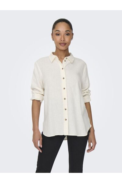 JDY Hemd JDYSAY Leinen Hemd