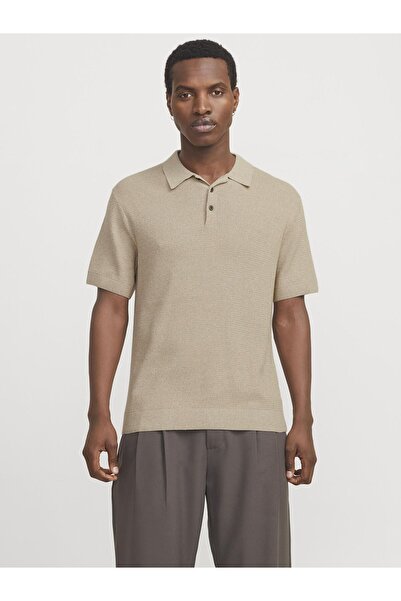 Jack & Jones Premium Gestricktes Polo Einfarbig Gestricktes Polo