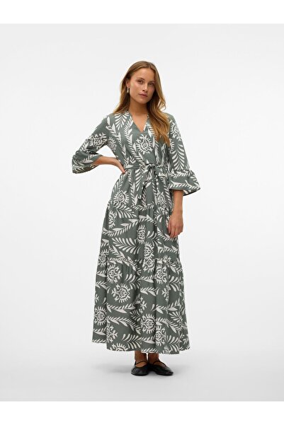 Vero Moda VMZERA Langes Kleid - Bequemer Schnitt