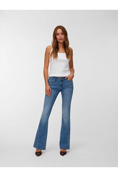 Vero Moda Ausgestellt VMSIGI Niedrige Taille Ausgestellt Jeans