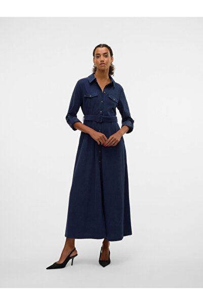 Vero Moda Kleid VMVILJA Langes Kleid