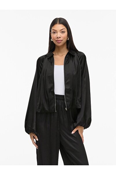 VILA Bomberjacke VINELA Reißverschluss