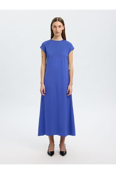 Selected Femme Maxikleid Kurzarm