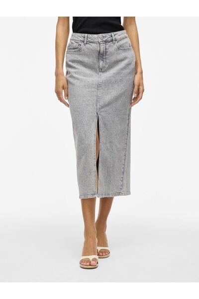 VILA Jeansrock VIJAF Midi