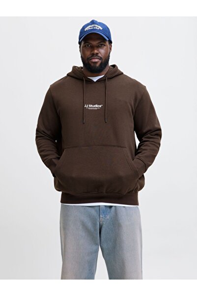 Jack & Jones Plus Kapuzenpullover Plus Size Gedruckt Kapuzenpullover