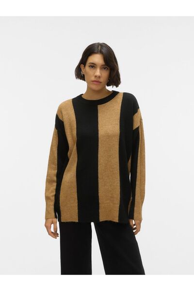 Vero Moda Strickpullover VMFILUCASTRIPE Strickpullover