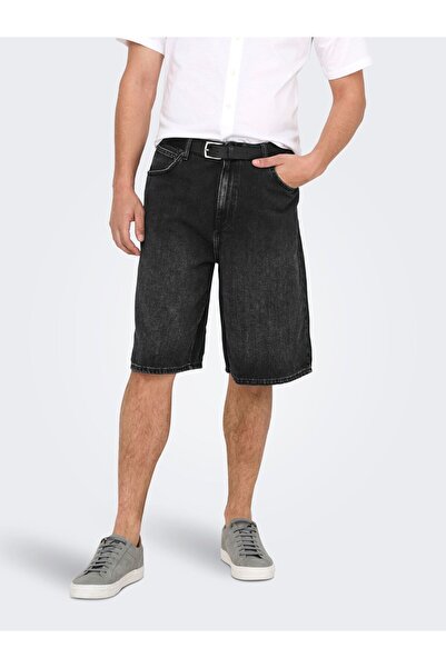 Only & Sons Jeans-Shorts ONSCARL Mid Rise Ballon Schnitt Shorts