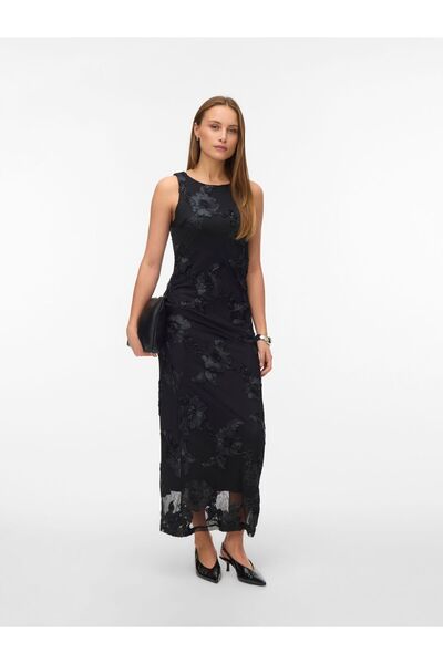 Vero Moda Kleid VMMILA Langes Kleid