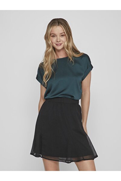 VILA Oberteil mit kurzen Ärmeln VIELLETTE