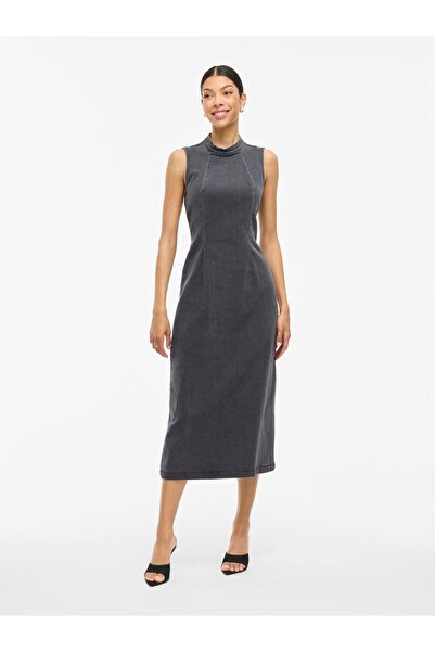 VILA Jeanskleid VINONA Midi