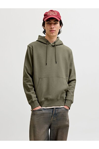 Jack & Jones Kapuzenpullover Einfarbig Kapuzenpullover