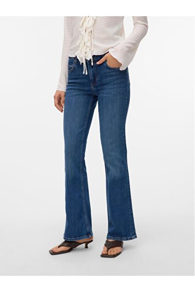 Vero Moda Ausgestellt VMPHOEBE Mid Rise Ausgestellt Jeans