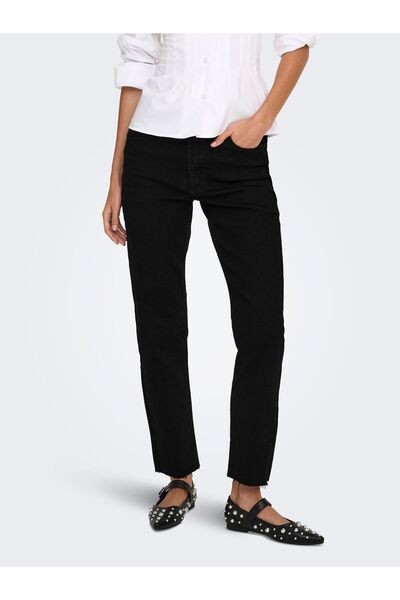 JDY Straight-Fit jeans JDYLULLU Hohe Taille Skinny Fit Jeans