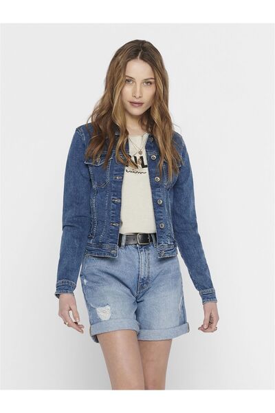 ONLY Blaue Jeansjacke für Damen Onltıa 15170682