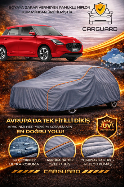 CarGuard غطاء خيمة السيارة من مادة الميفلون، متوافق مع سيارة سوزوكي سويفت