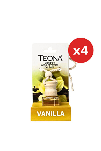 TEONA PROMO PACK - 4 x Odorizant Auto Vanilla 8 ml
