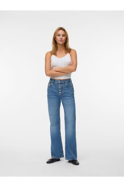 Vero Moda Ausgestellt AWEMILY Hohe Taille Hohe Taille Jeans