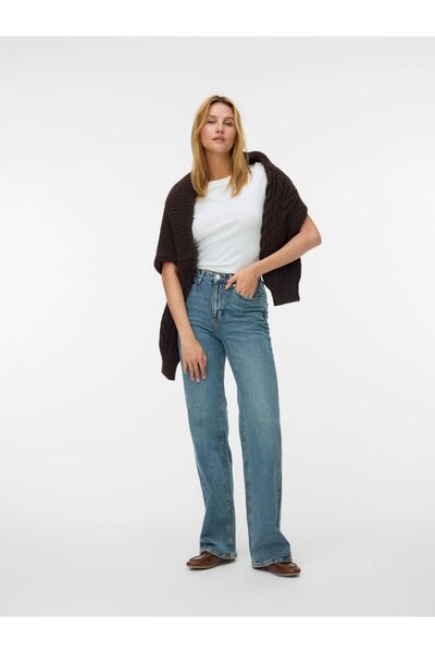 Vero Moda Weit geschnitten VMTESSA Hohe Taille Weit geschnitten Jeans