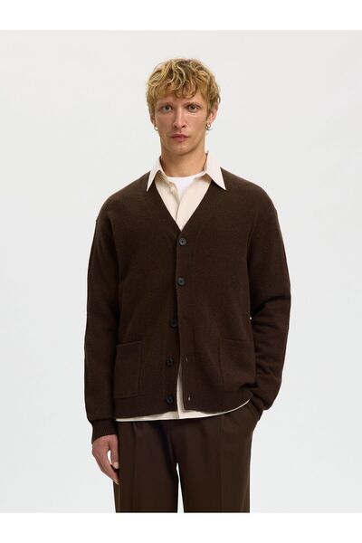 Selected Homme Strickjacke Wollmix