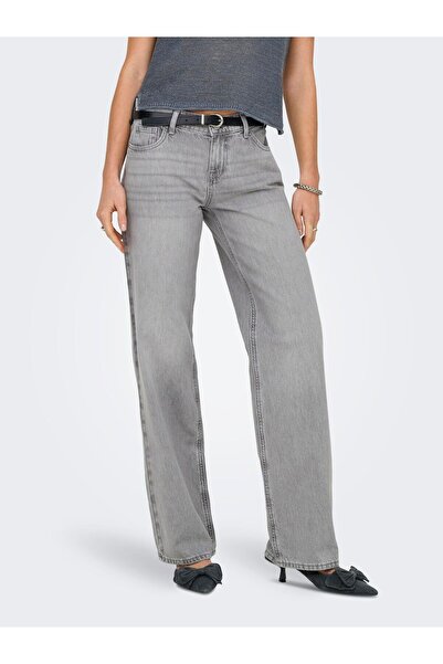 ONLY Düz kesim kot pantolon ONLBRENDA Niedrige Taille Gerade geschnittene Jeans