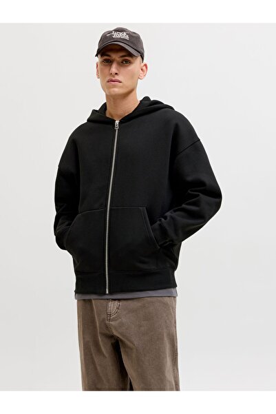 Jack & Jones Sweatshirt mit Reißverschluss Einfarbig Sweatshirt mit Reißversc...