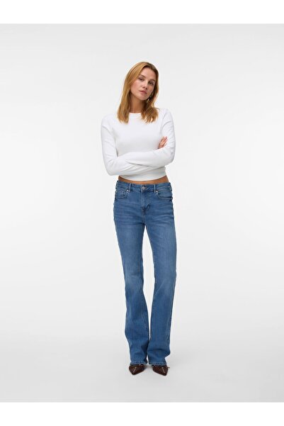 Vero Moda Ausgestellt VMFLASH Mid Rise Ausgestellt Jeans
