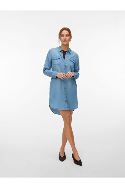 Vero Moda Jeanskleid VMSIGGA Kurzes Kleid