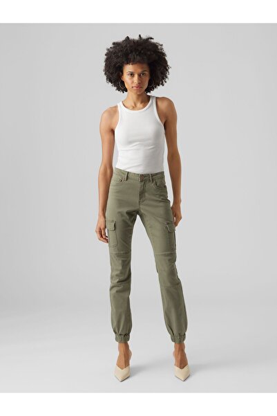 Vero Moda Cargo-Hose VMIVY Mid Rise Cargohose