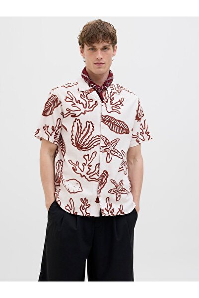 Jack & Jones Hawaii-Hemd Fit relaxat Hawaii-Hemd