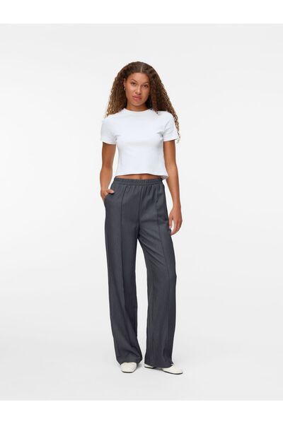 Vero Moda Hose mit weitem Beinschnitt VMCLEO Hohe Taille Hose
