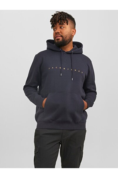 Jack & Jones Plus Kapuzenpullover Plus Size Logo Kapuzenpullover