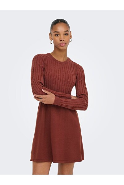 ONLY Strickkleid ONLFIA Midikleid