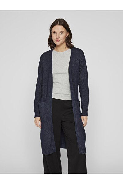 VILA Strickjacke VIRIL Longline