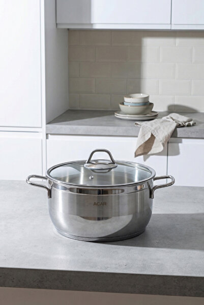 ACAR Karat Steel Deep Pot - 26 Cm