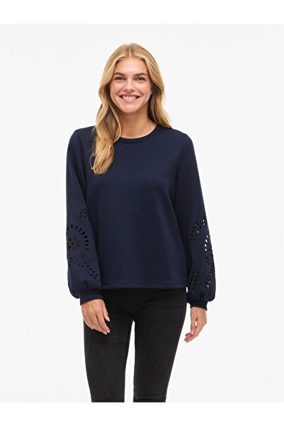 VILA Langärmeliges Sweatshirt VISANDY Rundhals