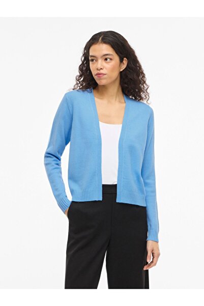 VILA Strickjacke VIRIL Kurzer offener