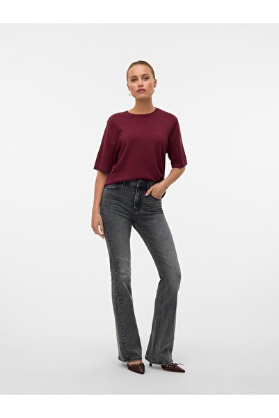 Vero Moda Ausgestellt VMGIGI Hohe Taille Ausgestellt Jeans