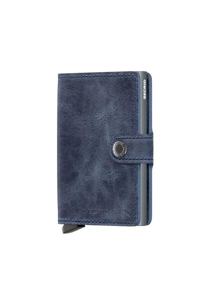 Secrid محفظة صغيرة الحجم لحمل البطاقات باللون الأزرق