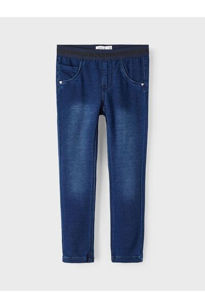 Name it Jeans im Slim Fit mit Sweat-Design