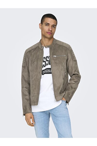 Only & Sons Kunstlederjacke ONSGUS Kunstlederjacke